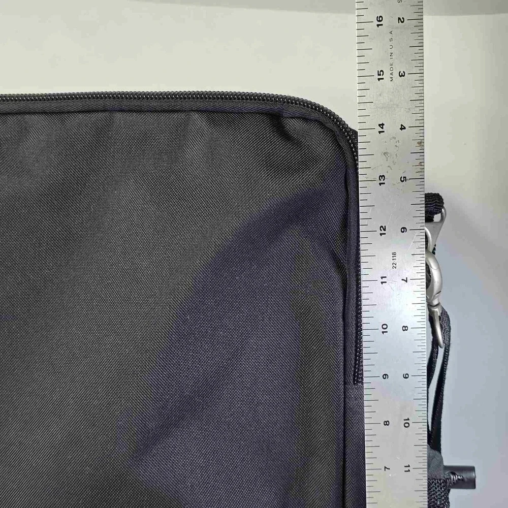 Vintage IBM Briefcase Laptop PC Shoulder Messenger Black Blue Employee Bag Rare